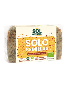 Pan solo Semillas sin Harina ni Levadura 300g Sol Natural